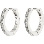 Pilgrim Boucles d'oreilles 'EBNA' argent / transparent