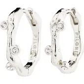Pilgrim Boucles d'oreilles 'Hermione' argent / transparent