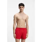 HUGO underwear Shorts de bain 'TIKI' rouge / noir