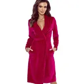 Vivisence Peignoir long '5022' rouge rubis