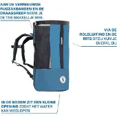 SCUBAPRO Sport Mesh 65l Gear Bag Bleu