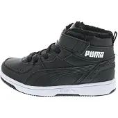 Puma Baskets Rebound Joy PS pour garçons, imperméables, couleur noire