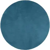 vidaXL Tapis OVIEDO à poils courts turquoise Ø 160 cm