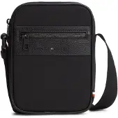 Tommy Hilfiger Sac à bandoulière 'Logo Mixed Texture' noir