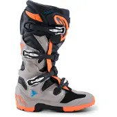 Alpinestars Bottes Tech 7 Enduro 2026 Black Warm Gray Orange Fluo