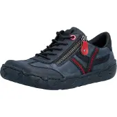 Rieker Baskets basses bleu marine / rouge / noir