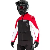 Alpinestars Veste LITE-DURA SOFTSHELL, (noir/rouge/blanc, taille 2XL)