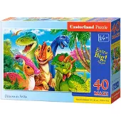 Castorland Puzzle 40 pièces Maxi Dinosaures Selfie 040391