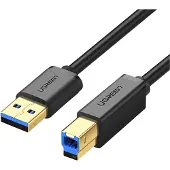 UGREEN Câble dimprimante USB 3.0 US210 - 1 m - Noir KP26281