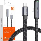 Mcdodo CA-3350 Câble USB à angle USB-C, 1.2m (noir) (1.20 m, USB 2.0, 36 W)