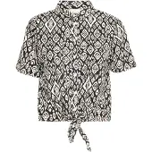 Ichi Chemisier noir / blanc