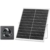 Vevor Ventilateur Solaire avec Panneau Solaire 25 W et 1 Ventilateur