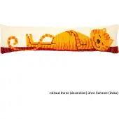 Vervaco Bouchon de protection en point de croix , motif "chat rouge", dessin de broderie