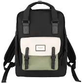 Himawari 1010 Sac à dos pour ordinateur portable 15.6'' (noir et vert)