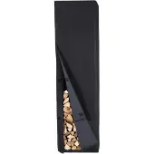 Lendo Online Housse pour Range-bûches 100x25x196 cm Noir
