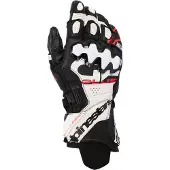 Alpinestars Gants En Cuir GP Plus R V3 Black White Red Fluo, Taille: XL