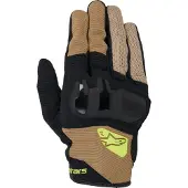 Alpinestars Chrome V2 Dark Khaki Black Motorcycle Gloves Taille L