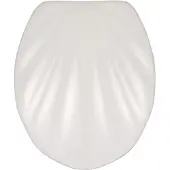 Wenko Premium SIÈGE WC MUSCHEL Toilettes lunettes Couvercle WC Automatique Salle de bain