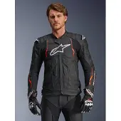 Alpinestars Veste DUSK AIRFLOW, (noir/rouge fluo, taille 56)