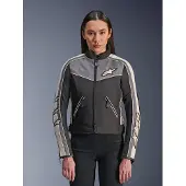 Alpinestars Veste Résistant À L'Eau Stella T-Dyno Black Dark Gray Ecru, Taille: XL