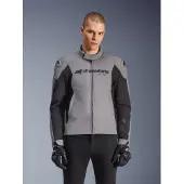 Alpinestars SMX, veste textile imperméable ,Gris/Noir ,M