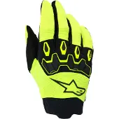 Alpinestars Gants Full Bore V2 Junior Et Enfant Yellow Fluo Black, Taille: XS