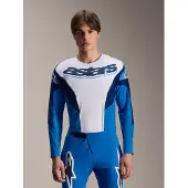 Alpinestars Maillot A-Supra Melt Blue, Taille: XL