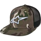 Alpinestars Casquette Trucker Corp Green Camo Black, Taille: One Size
