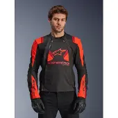 Alpinestars Veste T-STUNT AIR, (noir/rouge fluo/rouge, taille M)