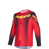 Alpinestars Supertech Scenz Long Sleeve Jersey Rouge 6 Years Enfants