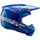 Alpinestars Casque S-M5 Corp ECE 22.06 Blue Glossy, Taille: XXL