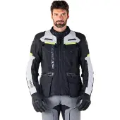 Alpinestars Bogotá Pro Drystar Jacket Black Ice Gray Yellow Fluo Taille XL