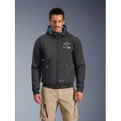 Alpinestars Moblast, veste textile imperméable ,Noir/Noir ,L