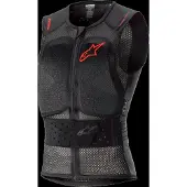 Alpinestars Gilet De Protection Nucleon Flex Pro Transparent Smoke Red Black
