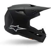 Alpinestars Casque S-M3 Solid Junior ECE 22.06 Black Matt, Taille: YL
