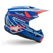 Alpinestars Casque S-M3 Wurx Junior ECE 22.06 Blue Red White Black Gl, Taille: YS