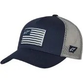 Alpinestars Casquette Snapback Flag Navy Grey, Taille: One Size