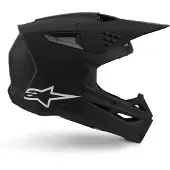 Alpinestars S-M3 Noir Mat Casque Motocross Taille 2XL