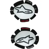 Alpinestars Knee Slider GP Tech White Black, Taille: One Size
