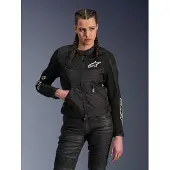 Alpinestars Stella T-Dyno Air blouson textile moto pour femme, noir, M
