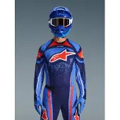 Alpinestars Maillot Techstar Nomur 2026 Dark Navy Orange Ucla Blue