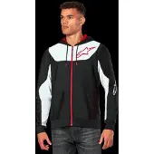 Alpinestars Sweat À Capuche Sessions V3 Black White Red, Taille: XL