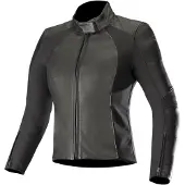Alpinestars Vika v2 blouson en cuir de moto pour femme, noir, 46