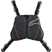 Alpinestars Protection De Poitrine Nucleon Kr-C Black White Red, Taille: XS/S
