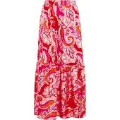 IZIA Jupe pêche / rose / rouge / blanc