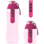 Dafi Bouteille filtrante 0,3L + 1 filtre (rose)
