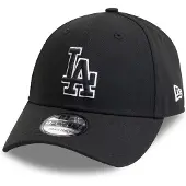 New Era Casquette de sport 'Los Angeles Dodgers Pop Outline 9FORTY' noir