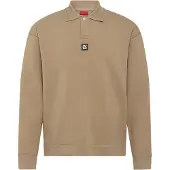 HUGO Dabins 10279824 Sweatshirt Marron S Homme