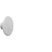 Muuto Dots Wood Lot de Hooks Grey | Ø 9 cm