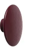 Muuto Dots Wood Lot de Hooks Burgundy | Ø 13 cm